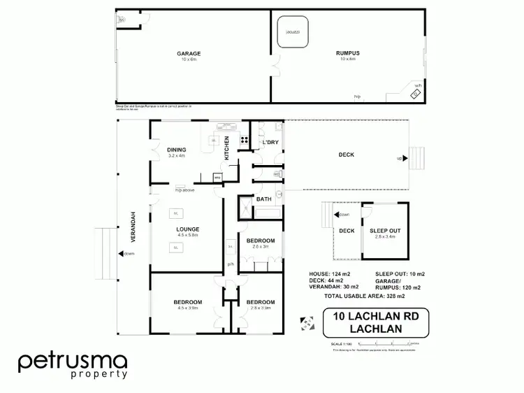 Floorplan of Homely house listing, 10 Lachlan Road, New Norfolk TAS 7140