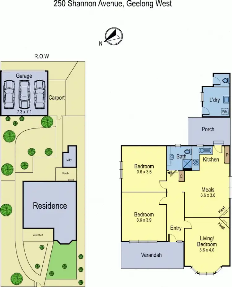 Floorplan of Homely house listing, 250 Shannon Avenue, Geelong West VIC 3218