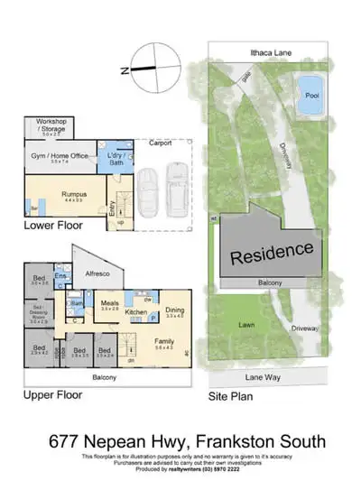 Floorplan of Homely house listing, 677 Nepean Highway, Frankston South VIC 3199