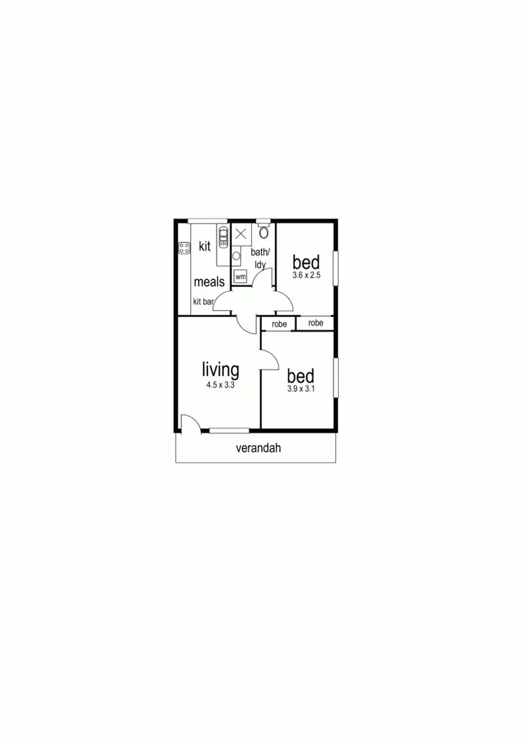 Floorplan of Homely house listing, 6/81 Melbourne Road, Williamstown VIC 3016