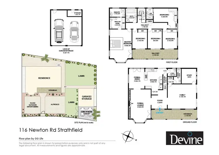 Floorplan of Homely house listing, 116 Newton Road, Strathfield NSW 2135