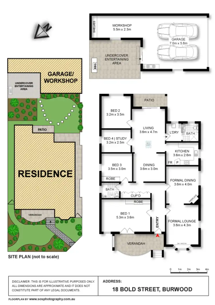 Floorplan of Homely house listing, 18 Bold Street, Burwood NSW 2134