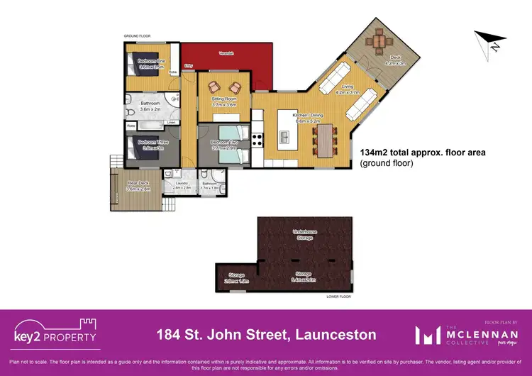 Floorplan of Homely house listing, 184 St John Street, Launceston TAS 7250