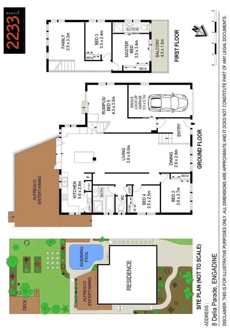 Floorplan of Homely house listing, 8 Delia Parade, Engadine NSW 2233