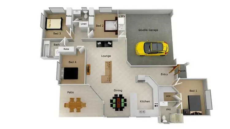 Floorplan of Homely house listing, 11 Surtees Close, Bentley Park QLD 4869