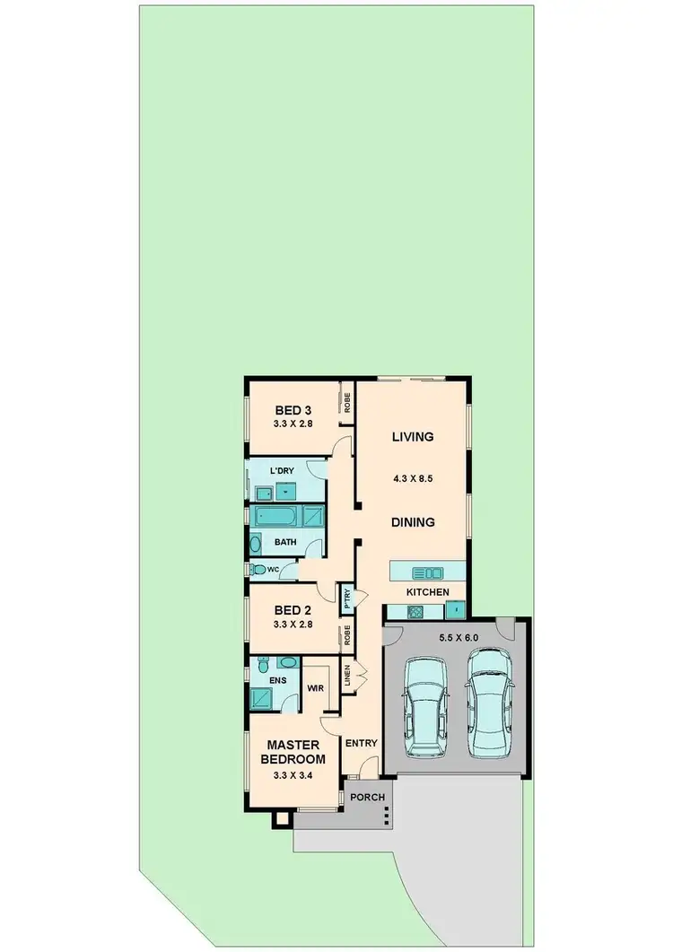Floorplan of Homely house listing, 16 KIRRIBILLI CRESCENT, Wallan VIC 3756