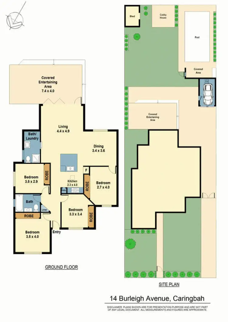 Floorplan of Homely house listing, 14 Burleigh Avenue, Caringbah NSW 2229