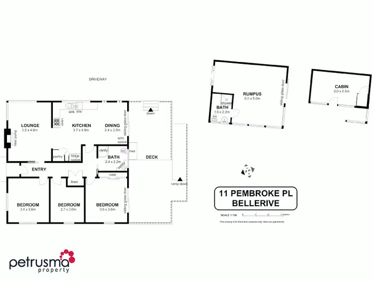 Floorplan of Homely house listing, 11 Pembroke Place, Bellerive TAS 7018