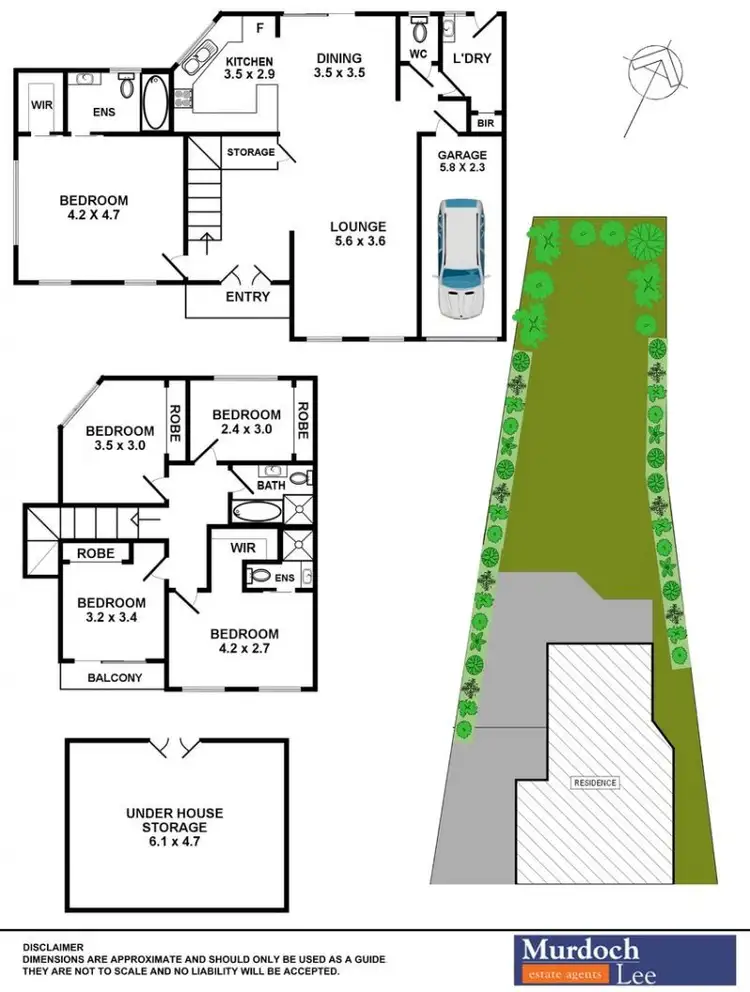 Floorplan of Homely semi-detached listing, 7B Coonara Avenue, West Pennant Hills NSW 2125