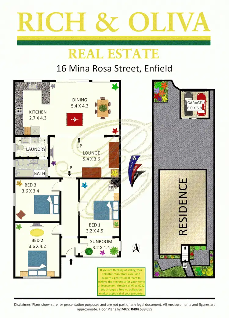 Floorplan of Homely house listing, 16 Mina Rosa Street, Enfield NSW 2136
