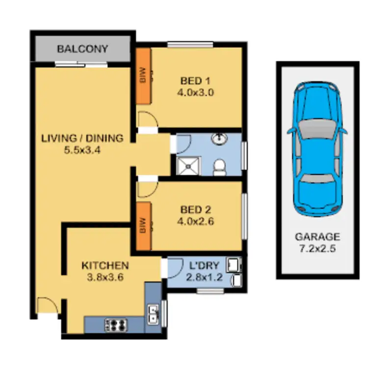 Floorplan of Homely apartment listing, Address available on request