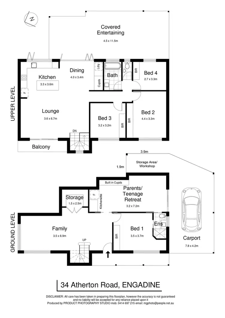 Floorplan of Homely house listing, 34 Atherton Road, Engadine NSW 2233