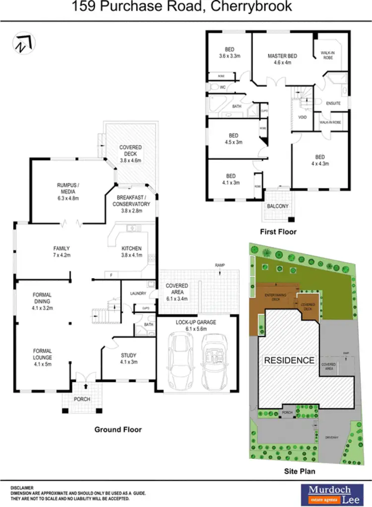 Floorplan of Homely house listing, 159 Purchase Road, Cherrybrook NSW 2126