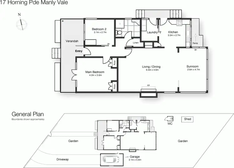 Floorplan of Homely house listing, 17 Horning Parade, Manly Vale NSW 2093