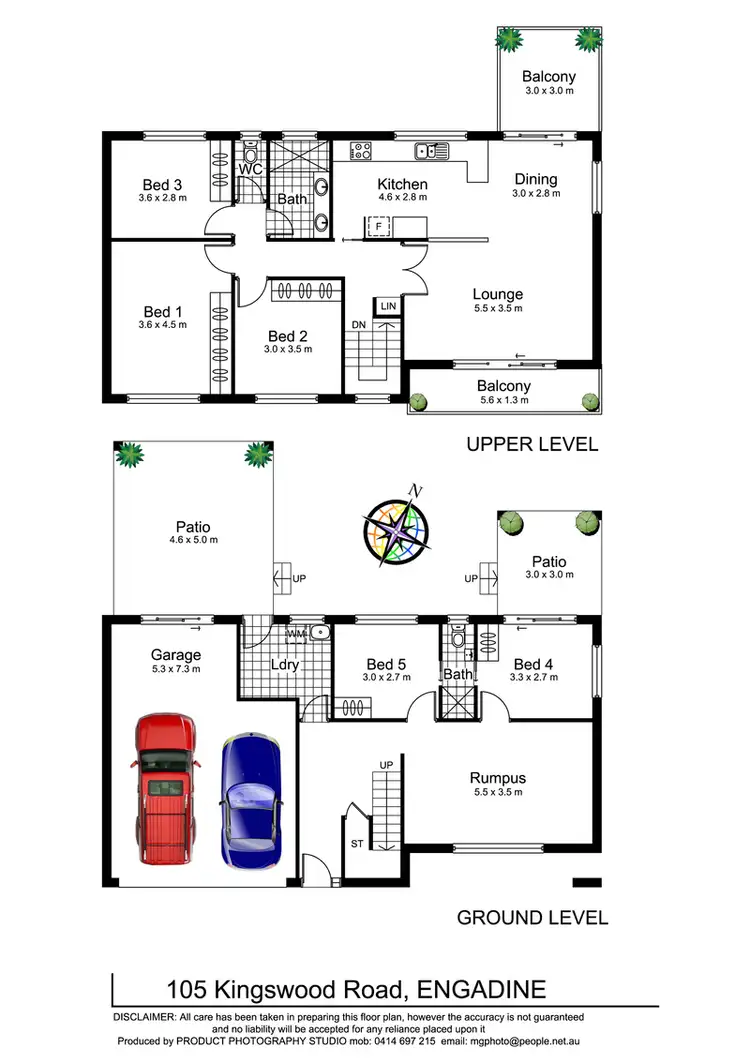 Floorplan of Homely house listing, 105 Kingswood Road, Engadine NSW 2233