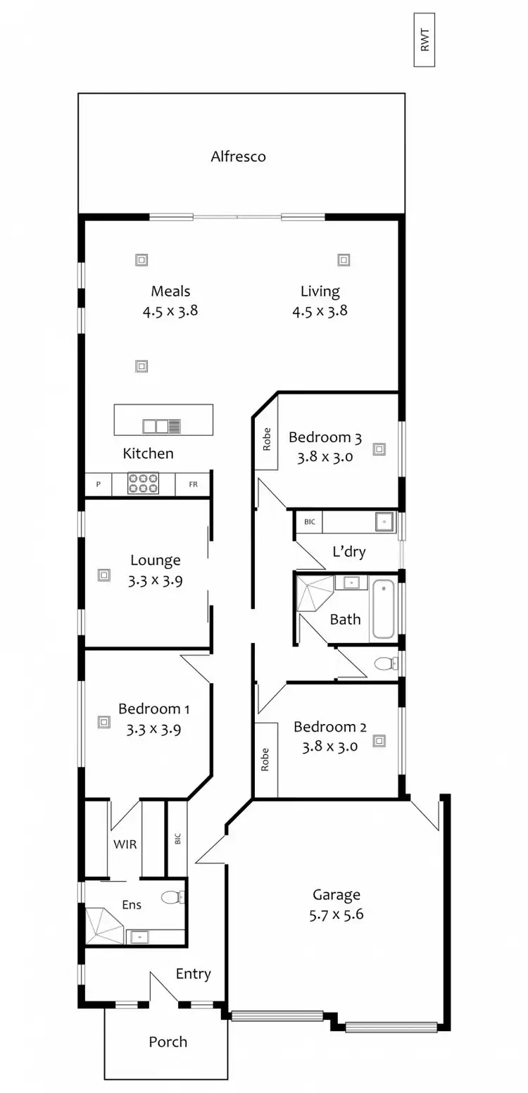 Floorplan of Homely house listing, 621a Burbridge Road, West Beach SA 5024