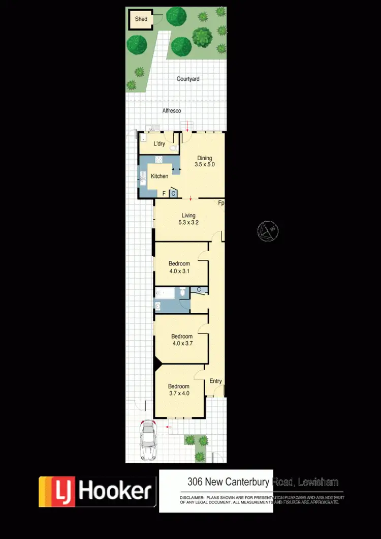 Floorplan of Homely house listing, 306 New Canterbury Road, Lewisham NSW 2049