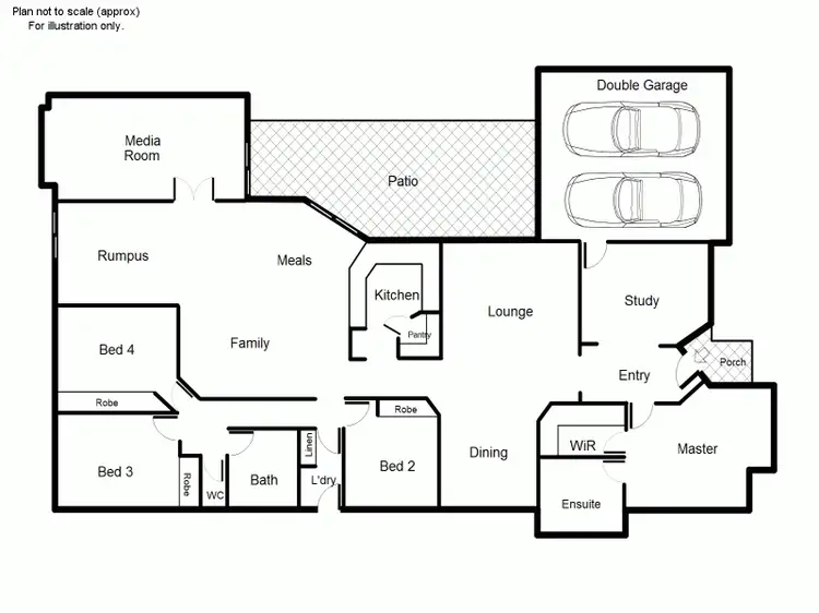 Floorplan of Homely house listing, 3 Tooloom Ct, Waterford QLD 4133