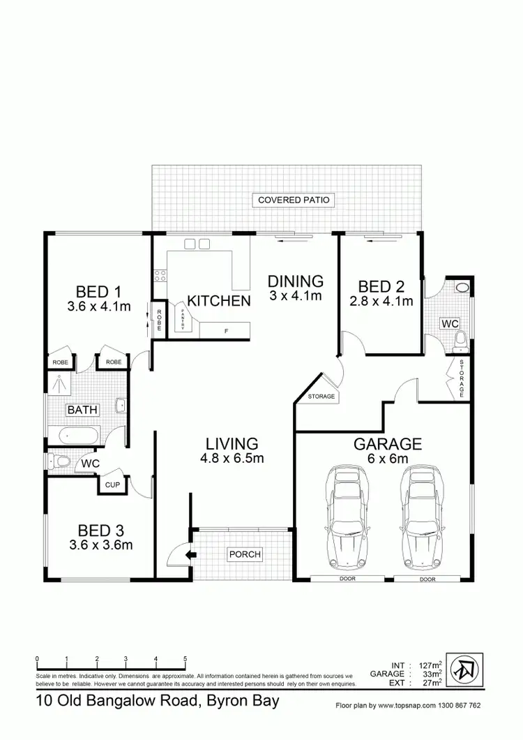 Floorplan of Homely house listing, 10 Old Bangalow Road, Byron Bay NSW 2481