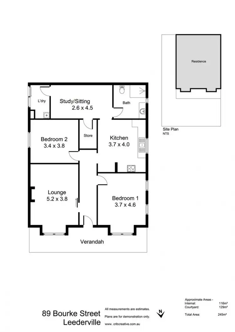 Floorplan of Homely house listing, 89 Bourke Street, Leederville WA 6007