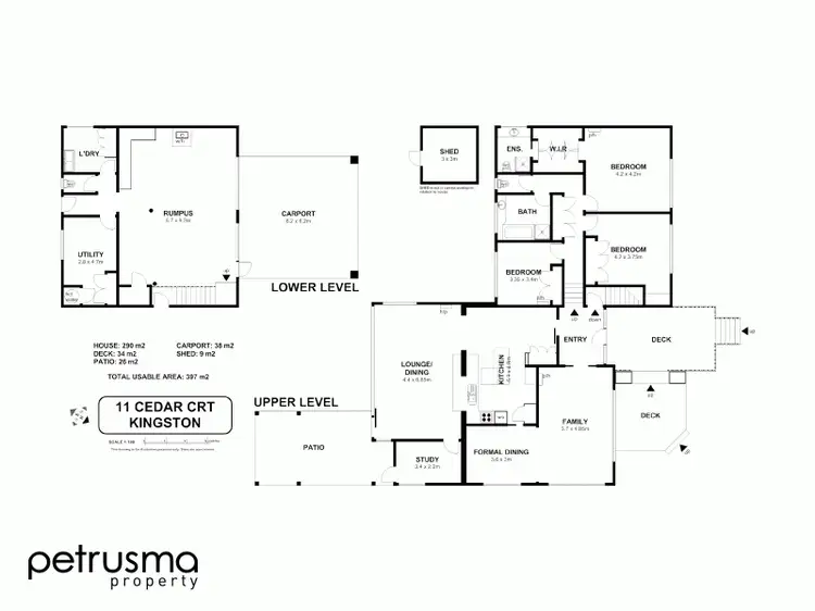 Floorplan of Homely house listing, 11 Cedar Court, Kingston TAS 7050