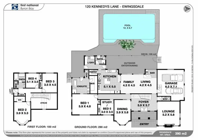 Floorplan of Homely house listing, 120 Kennedys Lane, Ewingsdale NSW 2481