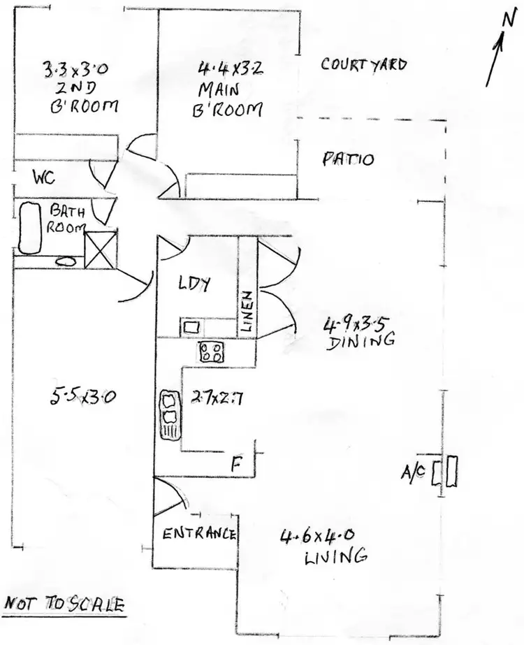 Floorplan of Homely villa listing, 2/60 Ridge Street, Merewether NSW 2291