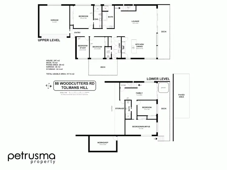 Floorplan of Homely house listing, 88 Woodcutters Road, Tolmans Hill TAS 7007
