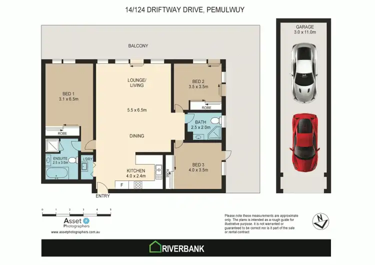 Floorplan of Homely unit listing, 14/124 Driftway Drive, Pemulwuy NSW 2145