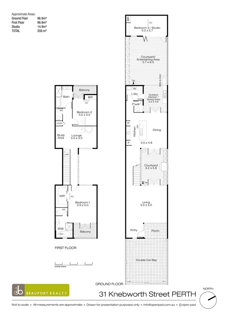 Floorplan of Homely house listing, 31 Knebworth Avenue, Perth WA 6000