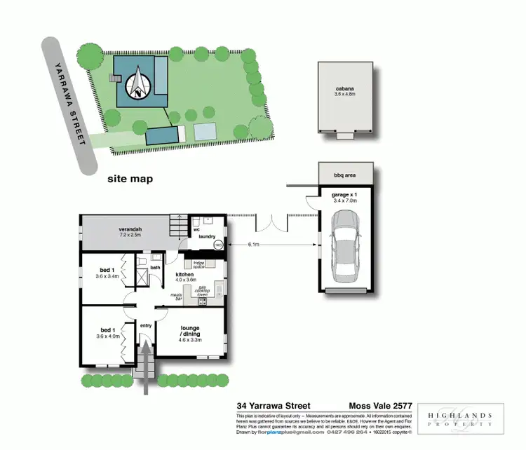Floorplan of Homely house listing, 34 Yarrawa Street, Moss Vale NSW 2577