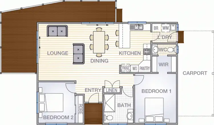 Floorplan of Homely house listing, 25/71-81 Lions Drive, Mudgee NSW 2850