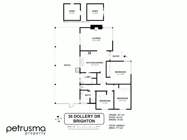 Floorplan of Homely house listing, 36 Dollery Court, Brighton TAS 7030
