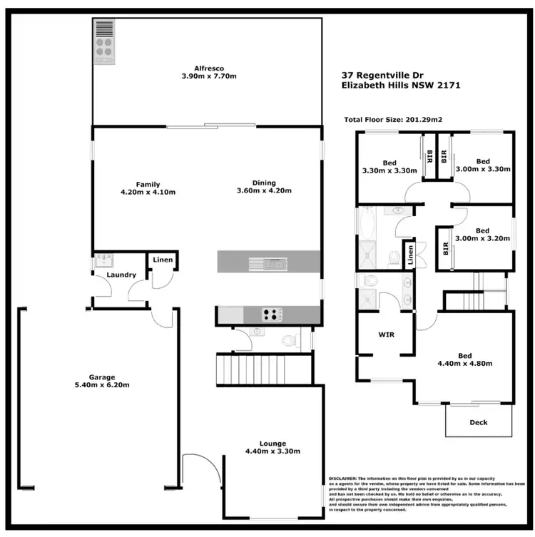 Floorplan of Homely house listing, 37 Regentville Drive, Elizabeth Hills NSW 2171