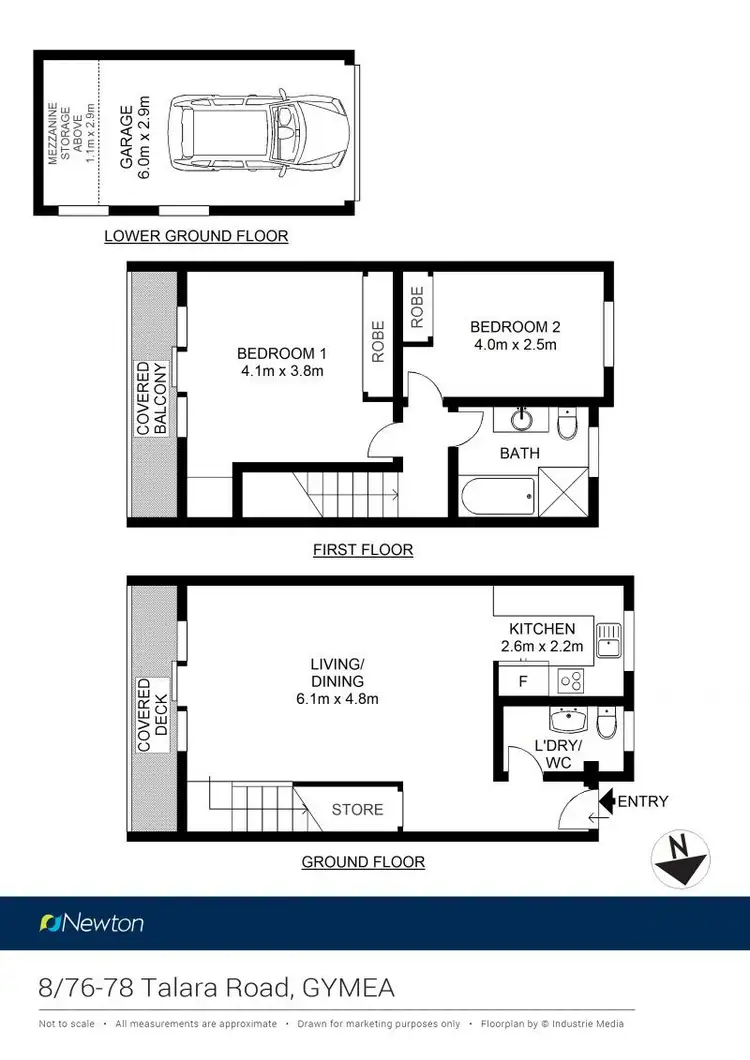 Floorplan of Homely townhouse listing, 8/76-78 Talara Road, Gymea NSW 2227