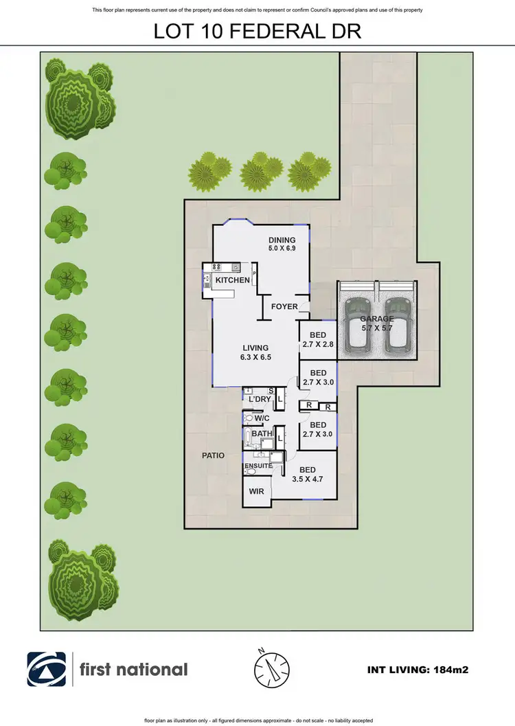 Floorplan of Homely house listing, Lot 10 Federal Drive, Federal NSW 2480