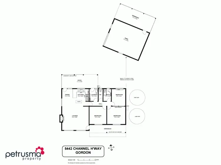 Floorplan of Homely house listing, 5442 Channel Highway, Gordon TAS 7150
