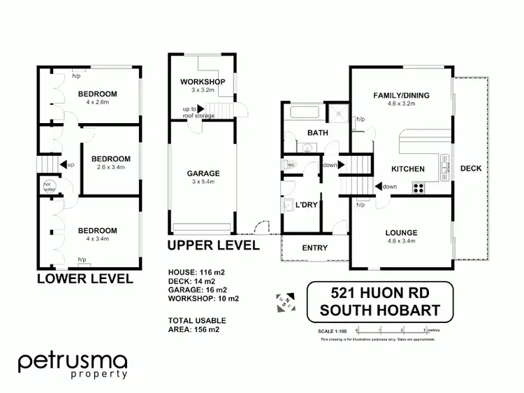 Floorplan of Homely house listing, 521 Huon Road, South Hobart TAS 7004