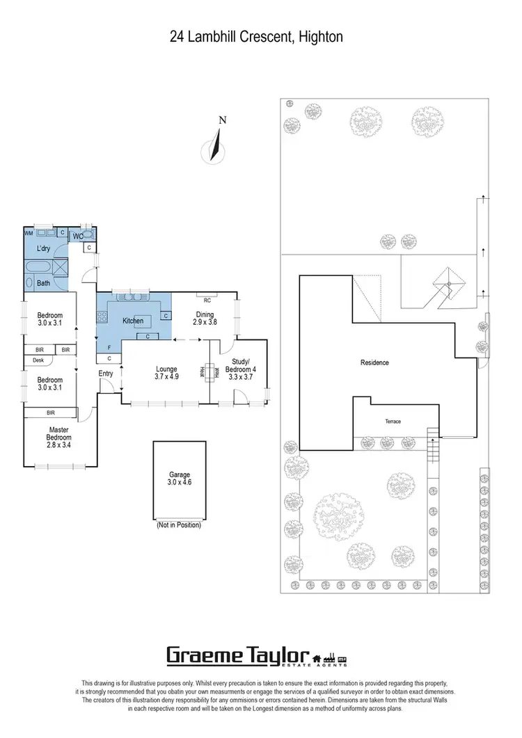 Floorplan of Homely house listing, 24 Lambhill Crescent, Highton VIC 3216