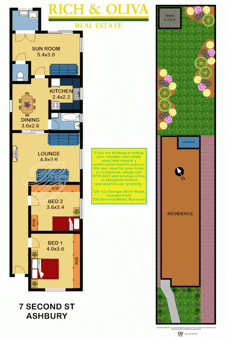 Floorplan of Homely house listing, 7 Second Street, Ashbury NSW 2193