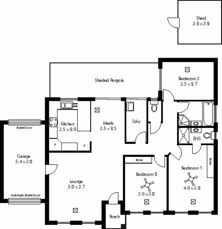 Floorplan of Homely house listing, 54 Lily St, Blair Athol SA 5084