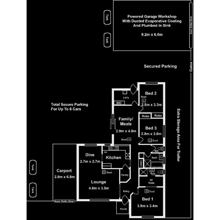 Floorplan of Homely house listing, 116 Emmerson Drive, Morphett Vale SA 5162