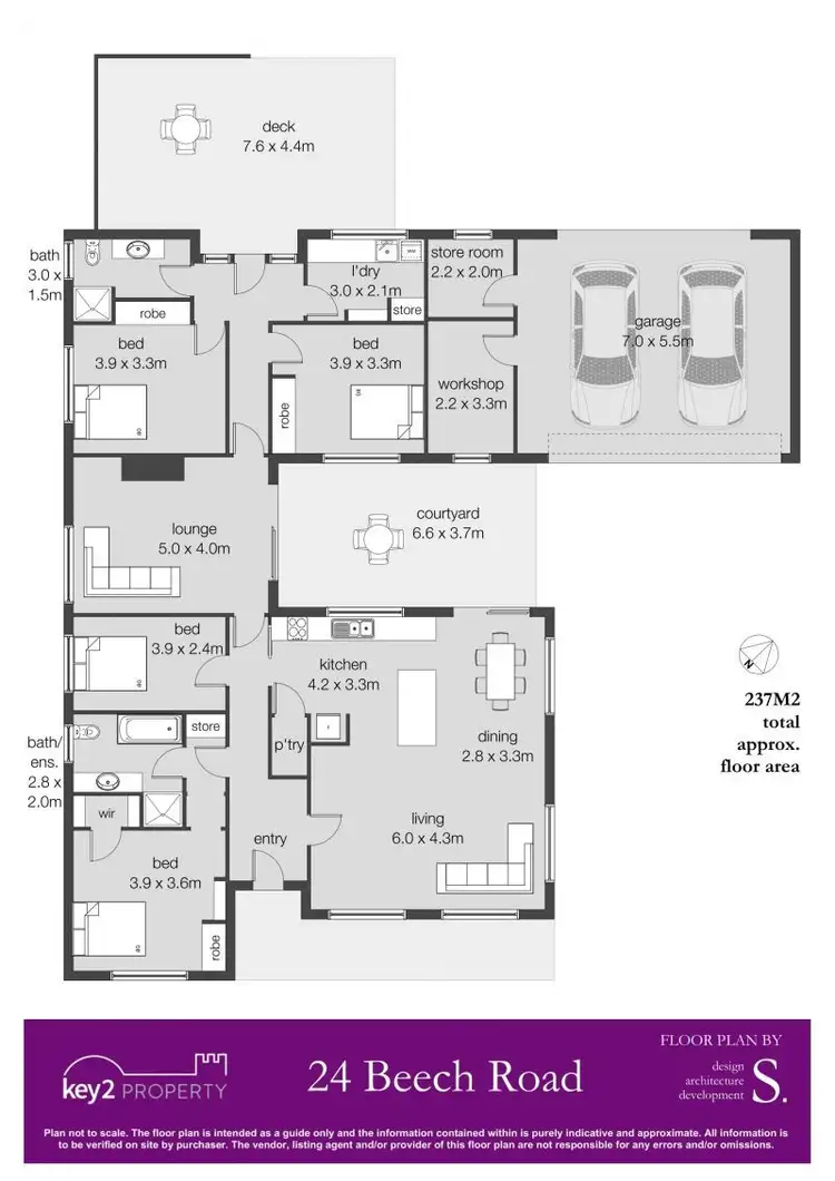 Floorplan of Homely house listing, 24 Beech Road, Norwood TAS 7250
