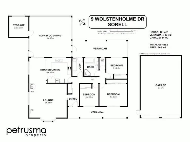 Floorplan of Homely house listing, 9 Wolstenholme Drive, Sorell TAS 7172