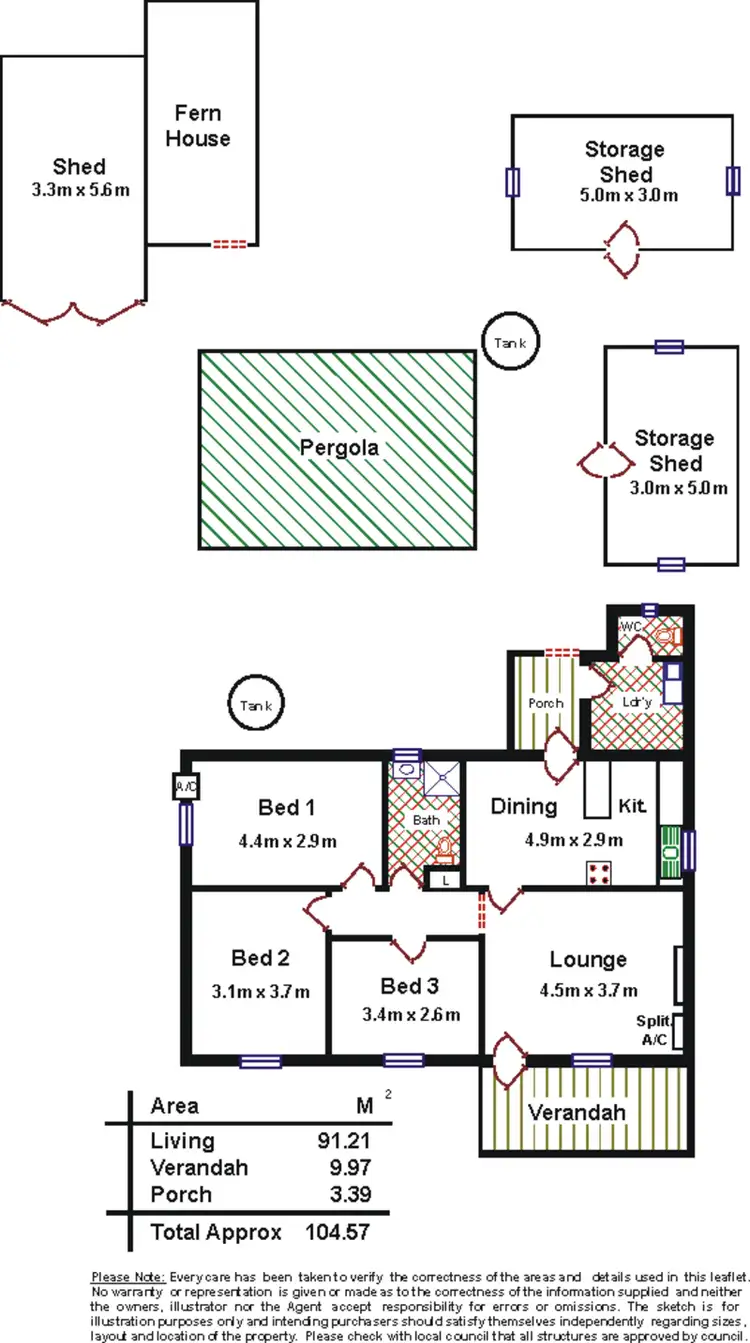Floorplan of Homely house listing, Address available on request