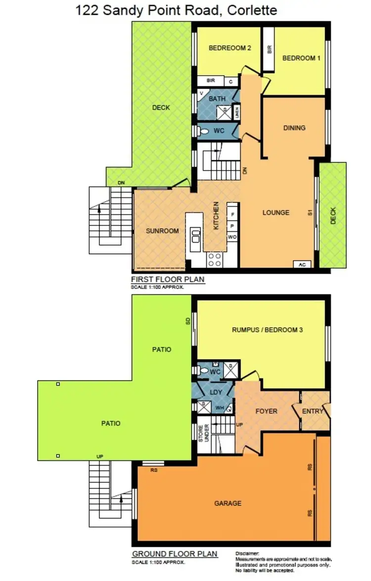 Floorplan of Homely house listing, 122 Sandy Point Road, Corlette NSW 2315