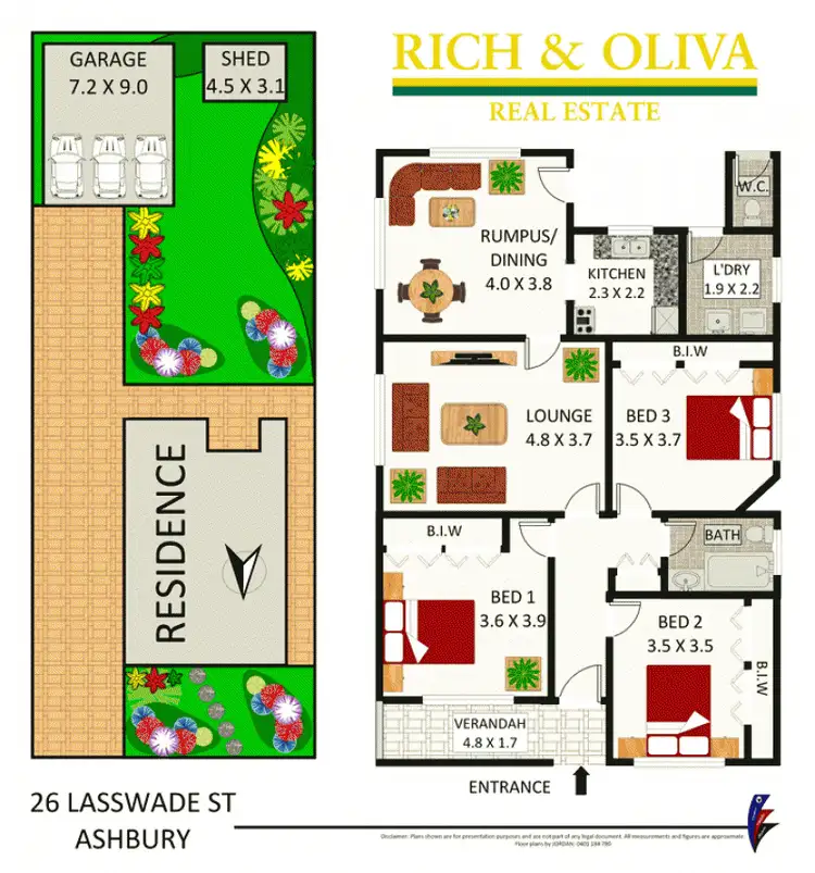 Floorplan of Homely house listing, 26 Lasswade Street, Ashbury NSW 2193