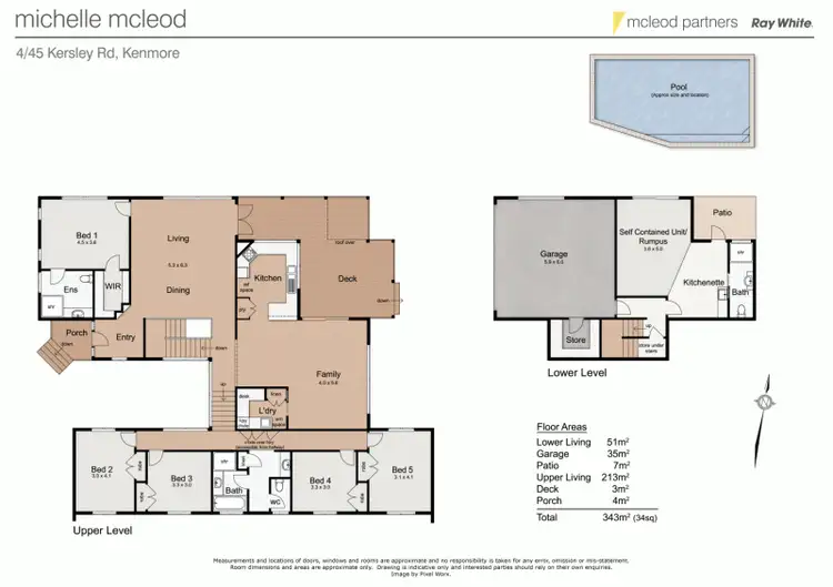Floorplan of Homely house listing, 4/54 Kersley Road, Kenmore QLD 4069