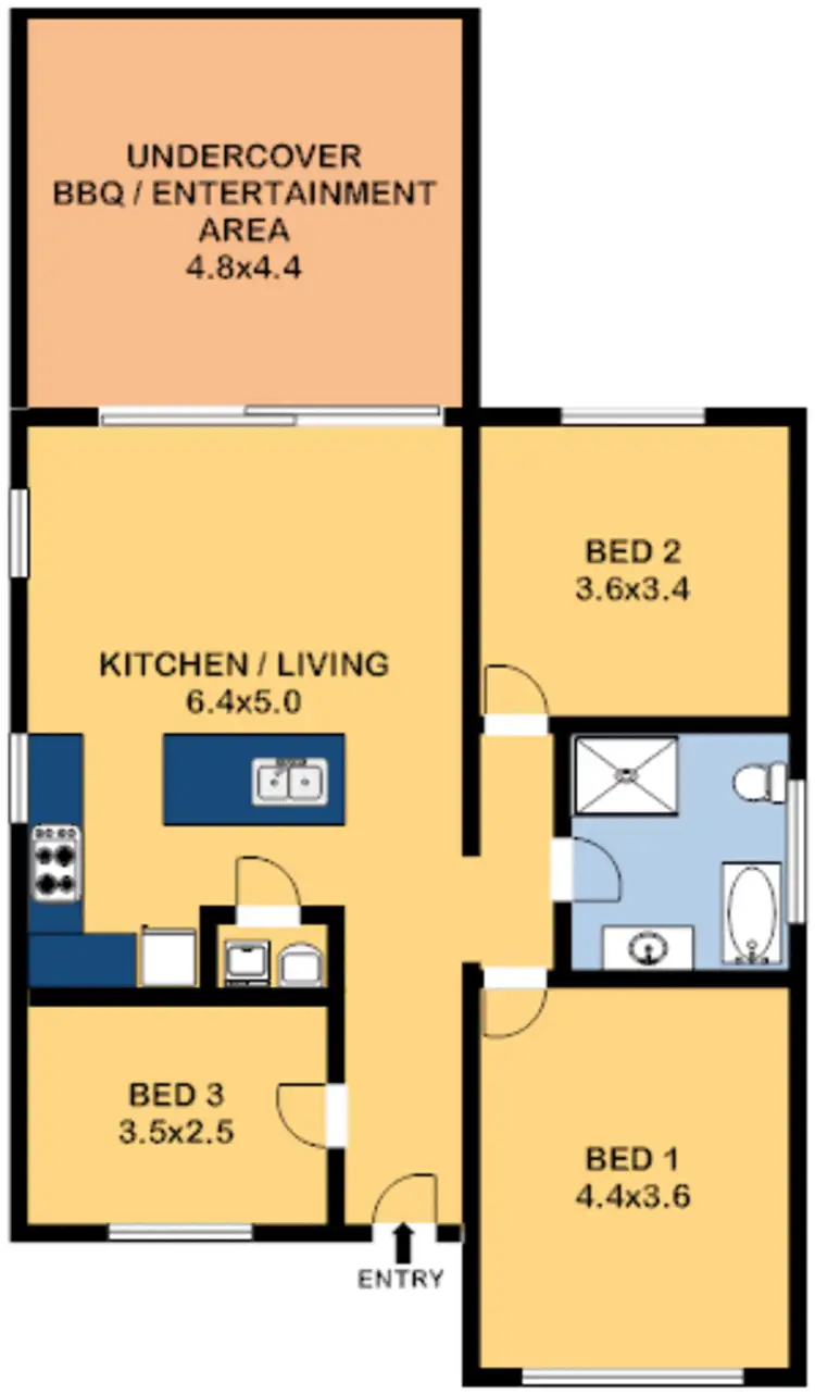 Floorplan of Homely house listing, 15 Michael Avenue, Belfield NSW 2191