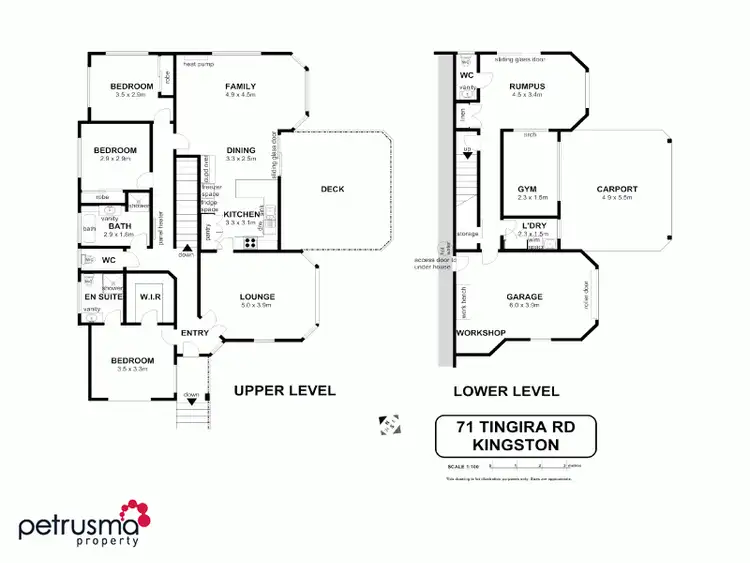 Floorplan of Homely house listing, 71 Tingira Road, Blackmans Bay TAS 7052